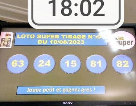 Résultats Loto SUPER tirage n°06 – LOTTO ou LOTO TOGO: .
